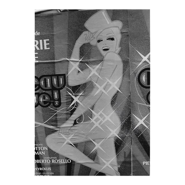 1984 Paris Street Poster Photograph by Don Ware For Sale