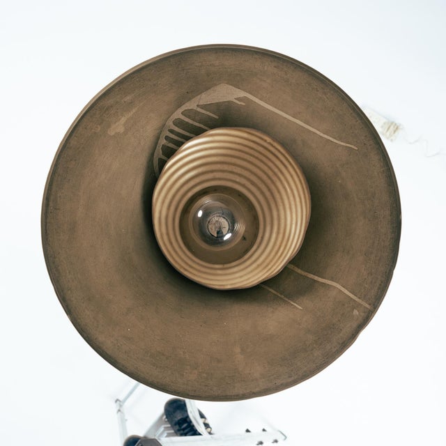 Art Deco Brass Torchère Floor Lamp, 1925-1935 For Sale - Image 16 of 18