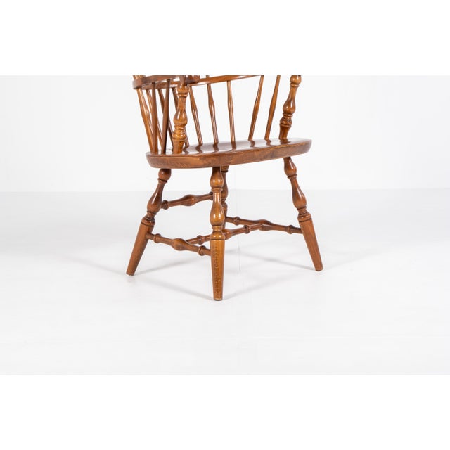 Vintage Windsor Armchair in Solid Wood, 1960s For Sale - Image 11 of 14