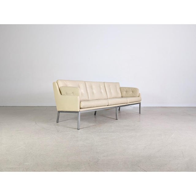 Leather Sofa by Roland Rainer for WK Wohnen, 1980 For Sale - Image 5 of 10