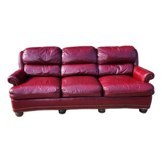 Hancock and Moore Leather Sofa For Sale