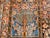 1900 - 1909 19th Century Persian Khorassan Rug, Hand-Knotted Wool, Allover Floral Panel Design, Green & Blue, 10x13 For Sale - Image 5 of 18