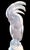 White Porcelain Cockatoo by Edouard Marcel Sandoz, 2001 For Sale - Image 4 of 15