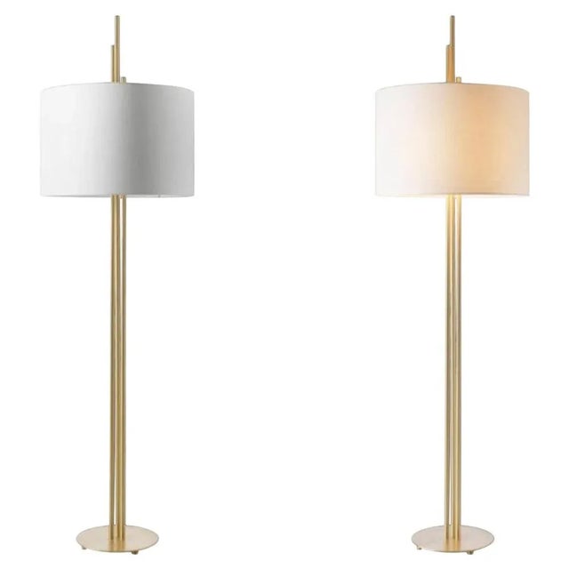 Metal Upper Floor Lamps by Hervé Langlais, Set of 2 For Sale - Image 7 of 7