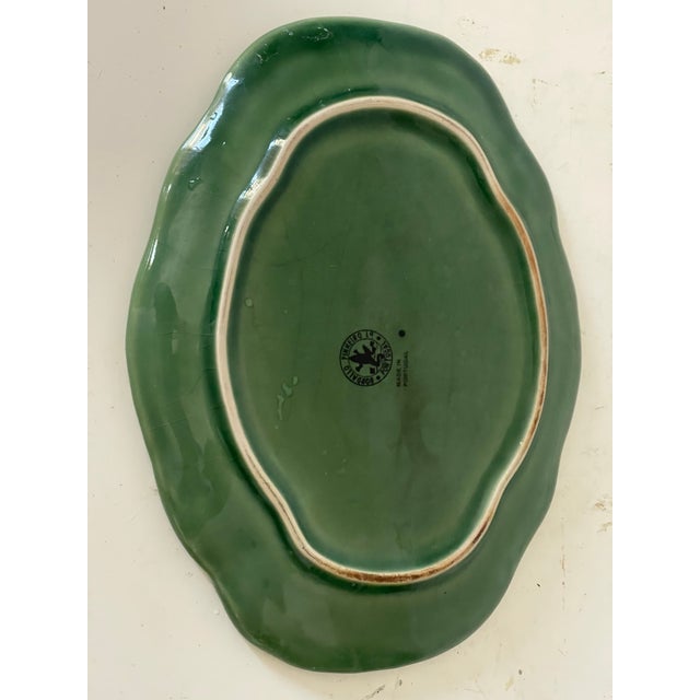 Green Great Bordallo Pinheiro Cabbage Majolica Dish With Cover For Sale - Image 8 of 8