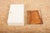 Beige Folding Metal Frame Box with Leather Compartment in White Painted Plywood from Wohnhilfe, 1950s For Sale - Image 8 of 12
