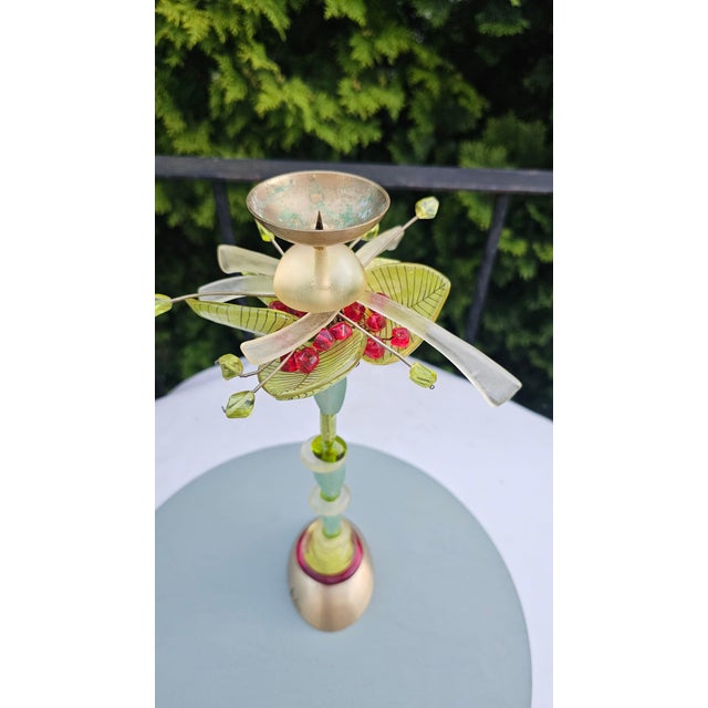 Vintage Candlestick by Orna Lalo, 1970s For Sale - Image 4 of 9