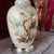 Vintage Floral Ceramic Table Lamp With Crackle Glaze For Sale - Image 13 of 13
