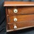 Late 20th Century 3-Drawer Table Top Spool Cabinet With Porcelain Knobs For Sale - Image 6 of 16