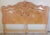 Beautiful king size Pulaski Furniture solid pine floral headboard. Solid pine wood, craved, and hand painted with a...