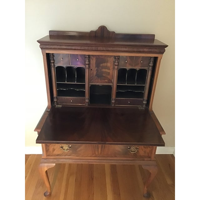 1940s Queen Anne Secretary Drop Front Desk Chairish