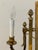 Mid 20th Century Hollywood Regency Brass and Onyx Dressing Table With Candelabra Mirror For Sale - Image 11 of 15