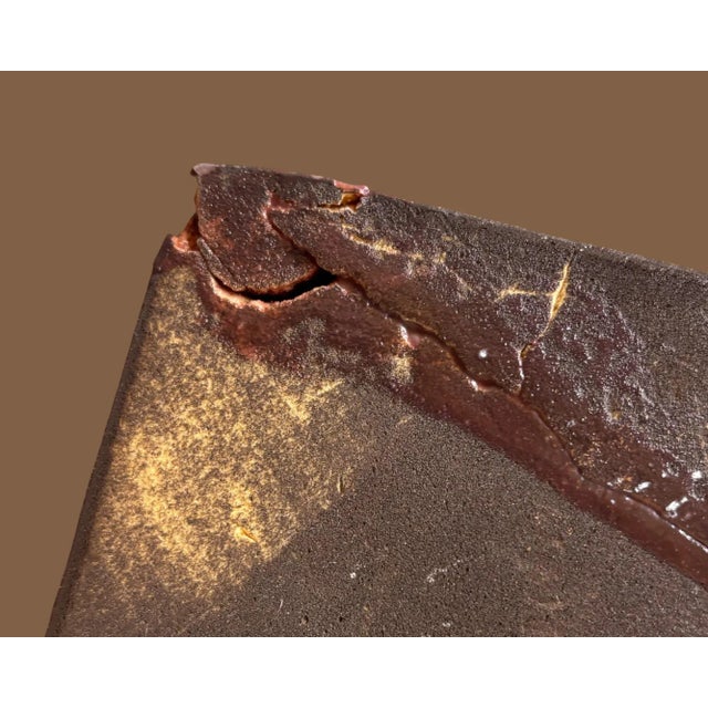 Modern MCM 31.5” Signed Designer Modern Gilt Wall Mirror For Sale - Image 3 of 8