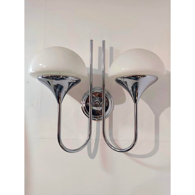 Mid-Century Modern Vintage Wall Light in Metal, 1970s For Sale - Image 3 of 9