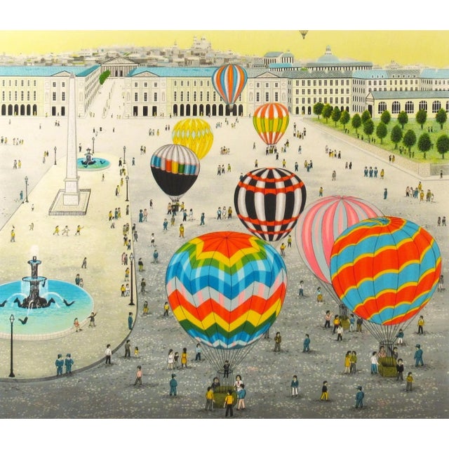 1980s Fanch (Francois Ledan), Les Montgolfieres, Place de la Concorde, Paris, 1987 For Sale - Image 5 of 12