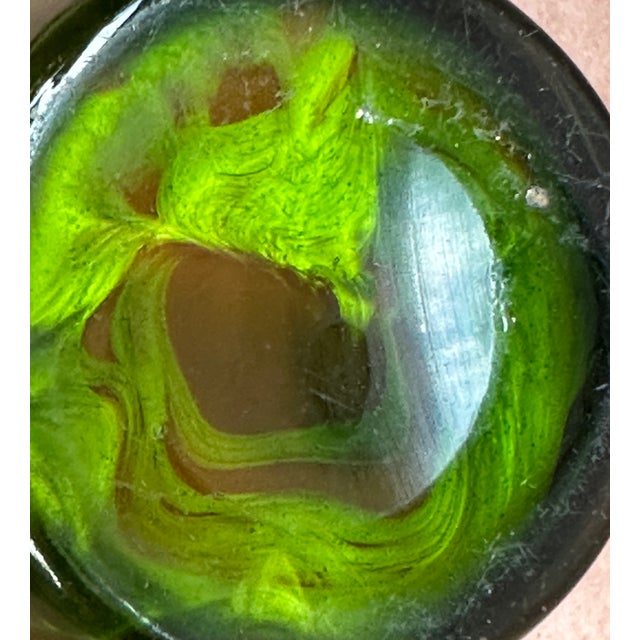 Glass Art Nouveau Loetz Titania Cabinet Vase For Sale - Image 7 of 7