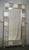 Mid-Century Italian Murano Silver Art Glass and Brass Console Wall Mirror For Sale - Image 9 of 11