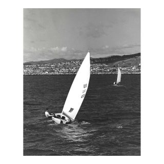 1960s Competitve Sailboats Photograph For Sale