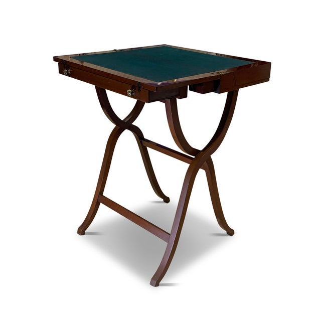 George III Butler's Tray with Folding Stand, Set of 2 For Sale - Image 11 of 18