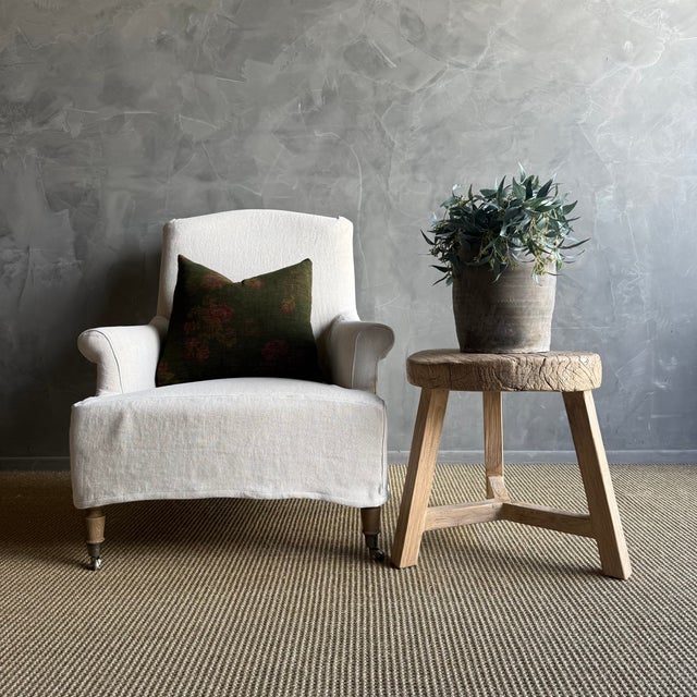 The Elm Wood Wheel Tables are solid, statement-making side tables crafted from natural elm. Each table is completely...