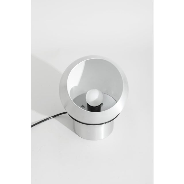 Late 20th Century Aluminum Orb Table Lamp For Sale - Image 4 of 9