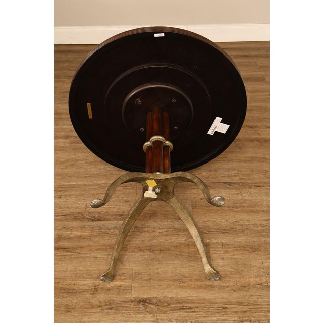Theodore Alexander Pair Of Round L'Usine Bistro Accent Tables For Sale - Image 18 of 18
