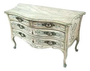 Venetian Rococo Painted Commode
