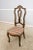 French Edit 1960s Set of 8 French Style Ornate Carved Dining Room Chairs For Sale - Image 3 of 18