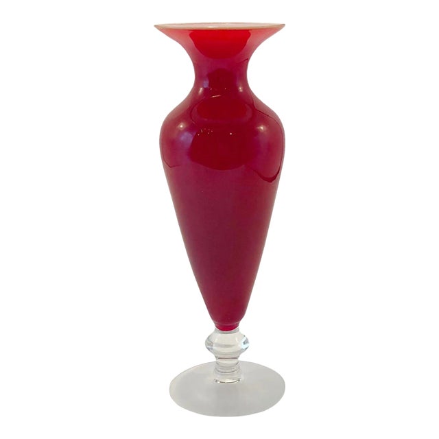 Triple Cased Urn Shaped Vase For Sale