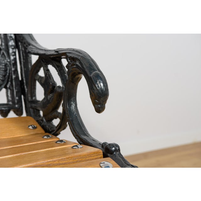 Victorian Cast Iron Garden Set, 1890s, Set of 3 For Sale - Image 13 of 18