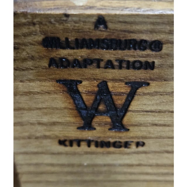 Late 20th Century Kittinger Williamsburg Collection Mahogany Chippendale Chest of Drawers Wa 1008 For Sale - Image 10 of 10
