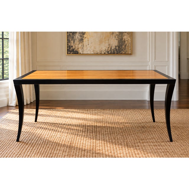 Hickory Chair Milo M2m Saber Leg Dining Table or Desk, James River Collection For Sale In Atlanta - Image 6 of 9