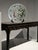 Mid 20th Century The Green Dragon & Phoenix Charger, Large Chinese Porcelain Plate / Bowl 18" With Wood Display Stand For Sale - Image 5 of 11