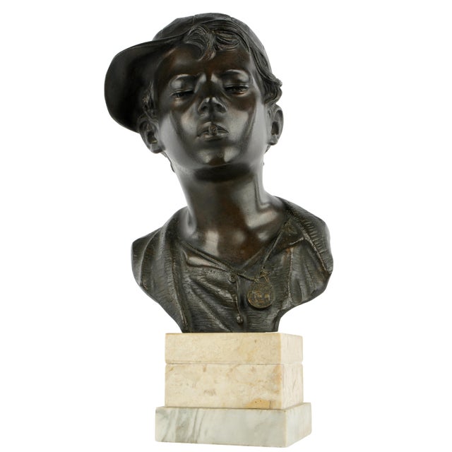 Giovanni De Martino Bronze Bust of Young 'Scugnizzo' Boy For Sale In Tampa - Image 6 of 8