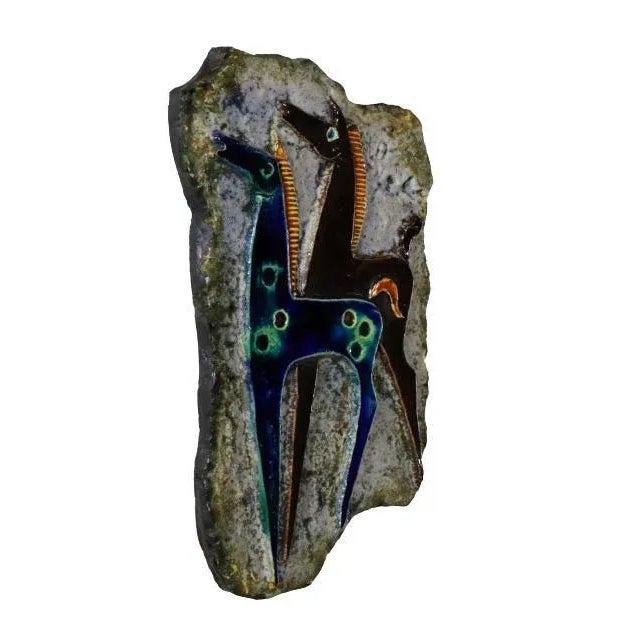 Wall Ceramic of Horses by Helmut Schäffenacker For Sale - Image 4 of 13