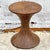 Vintage Boho Coconut Shell Pedestal Dining Table For Sale - Image 10 of 12