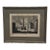 1843 Gaetano Cottafavi “Piazza Di Monte Cavallo” Rome Engraving, Framed For Sale