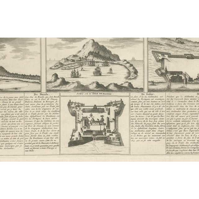 Antique Dutch East Indies Forts Engraving from Voc Batavia, 1719 For Sale - Image 6 of 9