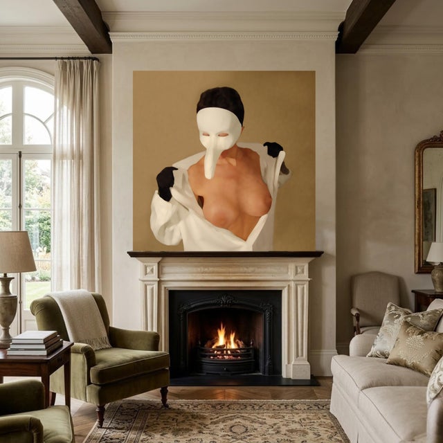 Limited edition artwork: the noir aesthetics of vincenzo marega add a touch of refined sensuality and mystery to your...