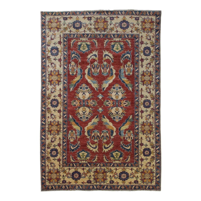 Traditional Sultanabad Handwoven Rug, 1970s For Sale