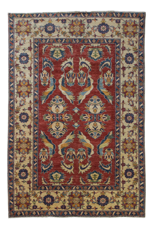Traditional Sultanabad Handwoven Rug, 1970s