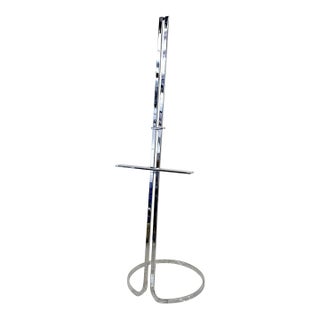 Stunning Chrome Easel by Elaine Cohen for Design Institute of America, 1970's For Sale