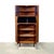 1950s Danish Rosewood Corner Cabinet W/ Indigo Stained Glass Doors For Sale - Image 13 of 16