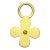 22k Gold Diamond Flower Charm For Sale