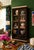 Late 20th Century Designer Contemporary Lighted Curio Display Cabinet Cherry Wood Glass 82”h For Sale In Chicago - Image 6 of 7