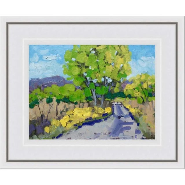 Quiet Places & Journeys — Dayton State Park, Rabbit Brush Original oil painting by L Haas, 12 x 9 unframed linen panel,...