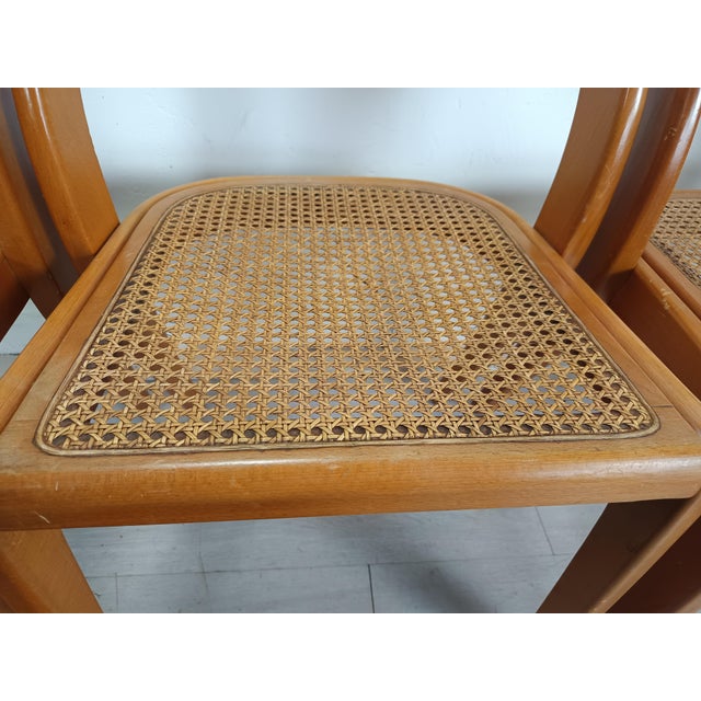 Gondola Chairs from Baumann, 1980s, Set of 4 For Sale - Image 17 of 18