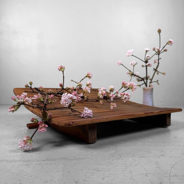 Japanese Wabi-Sabi Wooden Display Board, 1930s For Sale - Image 4 of 15