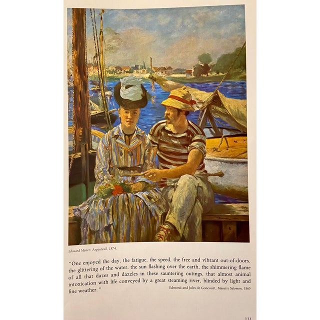 1970 Vintage Coffee Table Book, "Impressionist and Impressionism" Chairish