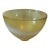 Large Yellow Yalos Murano Decorative Bowl For Sale